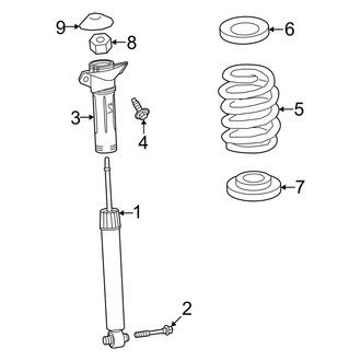 Toyota OE - Rear Suspension - Shocks & Components