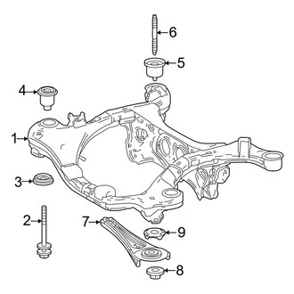Toyota OE - Rear Suspension - Suspension Mounting (AWD)