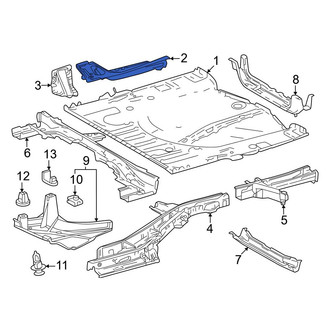 Toyota OE - Rear Right Floor Extension