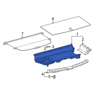 Toyota OE - Rear Floor Storage Compartment