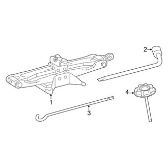 Toyota OE - Rear Body & Floor - Jack & Components