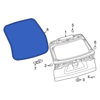 Toyota OE - Rear Hatch Seal