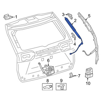 Toyota OE - Rear Left Liftgate Lift Support