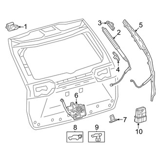 Toyota OE - Lift Gate - Lock & Hardware