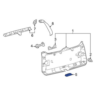 Toyota OE - Rear Liftgate Trim Cover