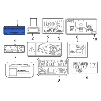 Toyota OE - Emission Label