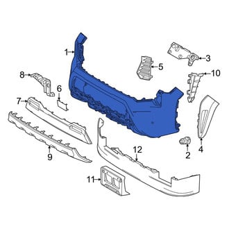 Toyota OE - Front Bumper Cover