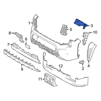 Toyota OE - Front Left Bumper Guide