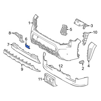Toyota OE - Front Bumper Cap