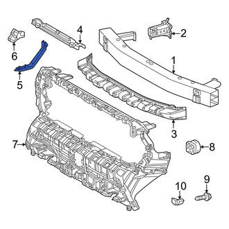 Toyota OE - Front Outer Bumper Cover Bracket