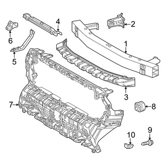 Toyota OE - Front Bumper - Bumper & Components (Bumper Support)