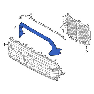 Toyota OE - Front Grille Molding