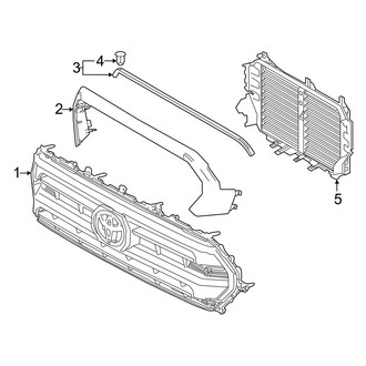 Toyota OE - Grille & Components