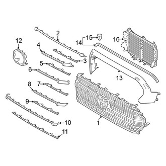 Toyota OE - Grille & Components