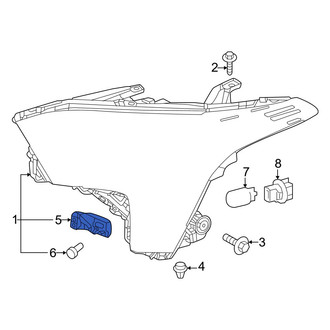 Toyota OE - Front Left Headlight Bracket