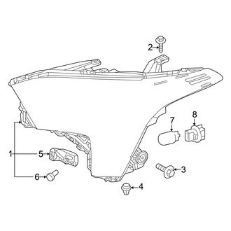 Toyota OE - Front Lamps - Headlamp Components