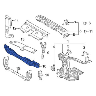 Toyota OE - Front Lower Radiator Support Tie Bar