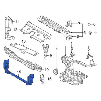 Toyota OE - Front Lower Radiator Support Baffle