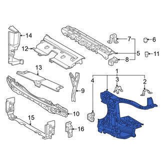 Toyota OE - Front Right Radiator Support Panel