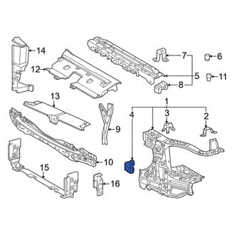 Toyota OE - Right Lower Radiator Support Bracket
