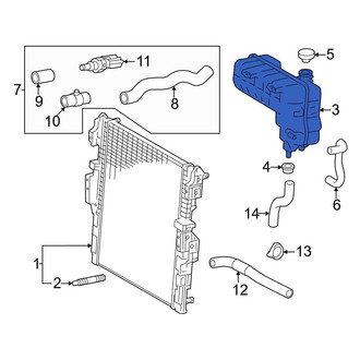 Toyota OE - Engine Coolant Reservoir