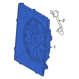 Toyota OE - Engine Cooling Fan Assembly