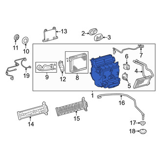 Toyota OE - HVAC Unit Case Assembly