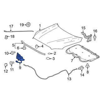 Toyota OE - Front Hood Latch