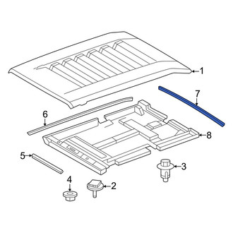 Toyota OE - Rear Hood Scoop Seal