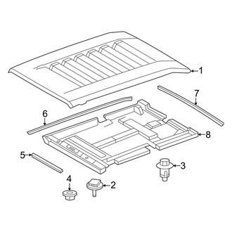 Toyota OE - Hood - Exterior Trim