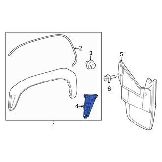 Toyota OE - Front Right Brake Air Duct