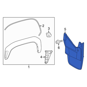Toyota OE - Front Left Mud Flap