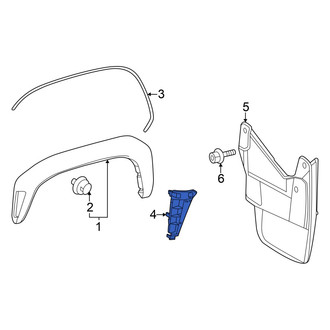 Toyota OE - Front Left Brake Air Duct