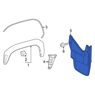 Toyota OE - Front Right Mud Flap