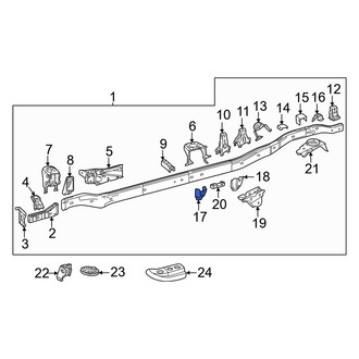 Toyota OE - Center Right Frame Crossmember Bracket