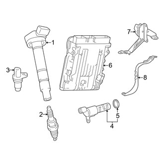 Toyota OE - Electrical - Ignition System (Limited / SR / SR5 / Trailhunter / TRD Off-Road / TRD PreRunner / TRD Pro / TRD Sport)