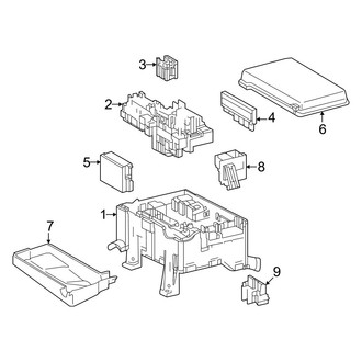Toyota OE - Electrical - Fuse & Relay (Engine Compartment, Passenger Side)