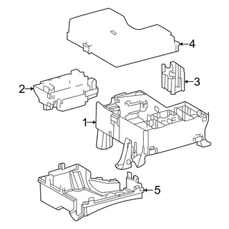 Toyota OE - Electrical - Fuse & Relay (Driver Side Engine Compartment)