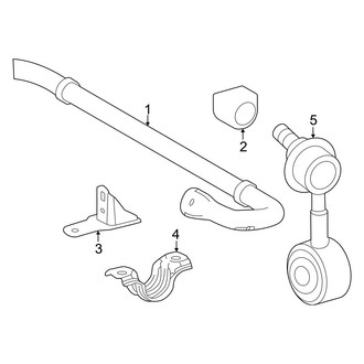 Toyota OE - Front Suspension - Stabilizer Bar & Components (RWD)