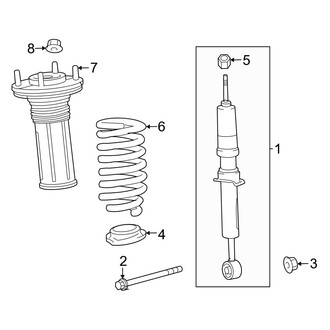 Toyota OE - Front Suspension - Struts & Components (RWD)