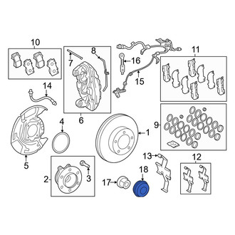 Toyota OE - Wheel Bearing Dust Cap