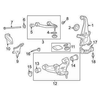 Toyota OE - Front Suspension - Suspension Components