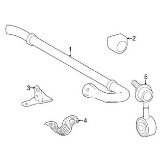 Toyota OE - Front Suspension - Stabilizer Bar & Components (W/O Stabilizer Disconnect)