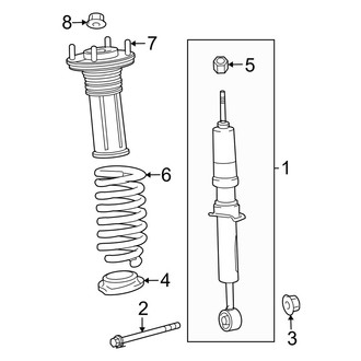 Toyota OE - Front Suspension - Struts & Components