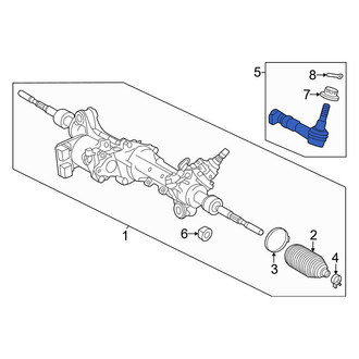 Toyota OE - Right Outer Steering Tie Rod End