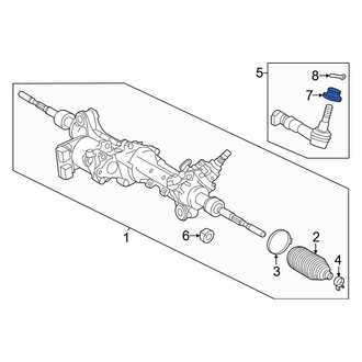Toyota OE - Outer Steering Tie Rod Nut