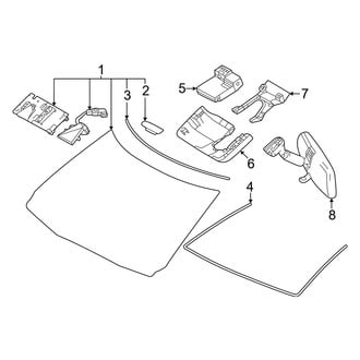 Toyota OE - Windshield - Glass