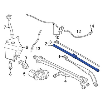 Toyota OE - Left Wiper Blade