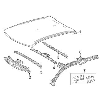 Toyota OE - Cab - Roof & Components (Access Cab)
