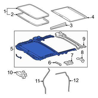 Toyota OE - Sunroof Frame